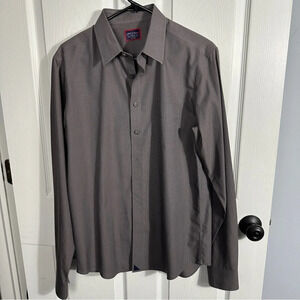 UNTUCKit shirt, size medium. Gray, 100% cotton, excellent condition.